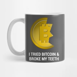 Bitcoin Teeth (dark) Mug